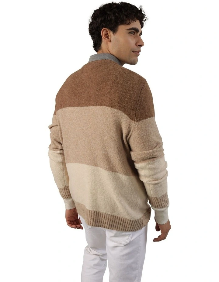 Crewneck Sweater in Brown