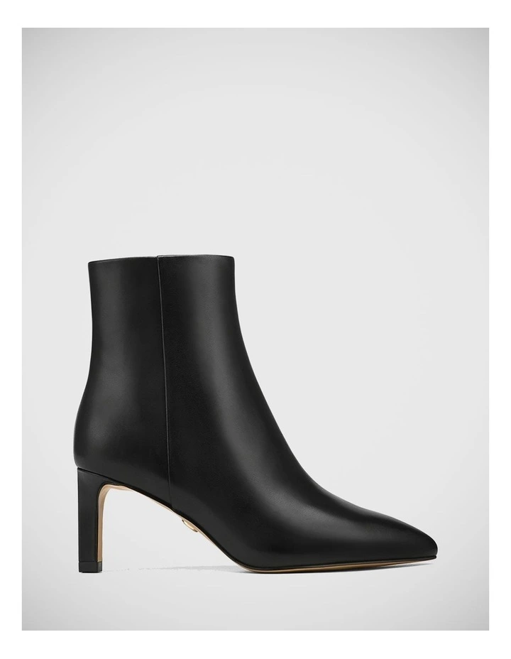 Kardin Leather Ankle Boot in Black