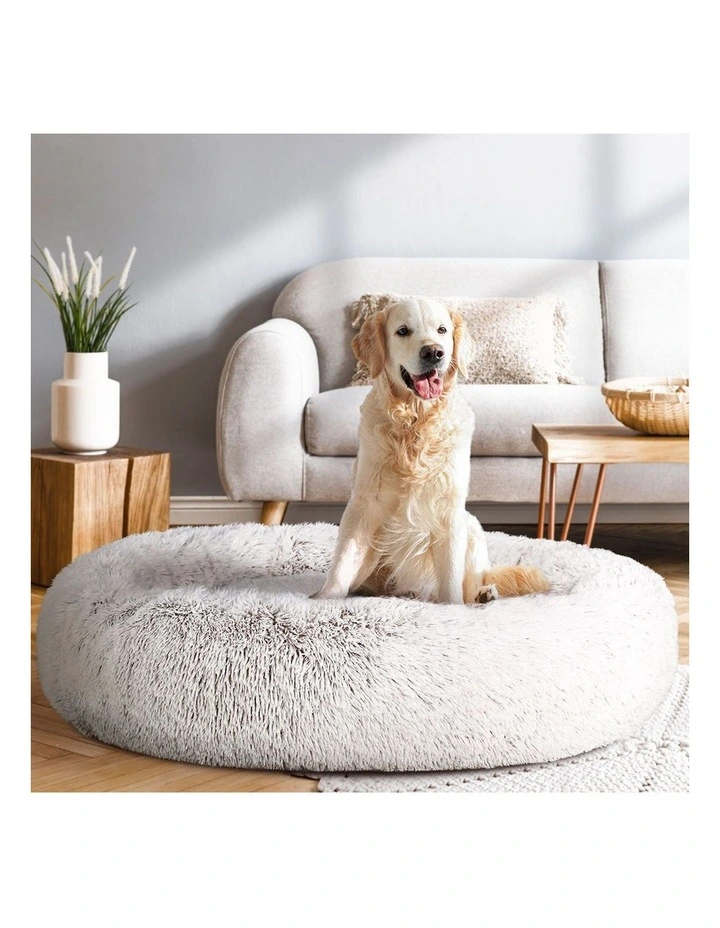 Washable Pet Bed 110cm in Grey