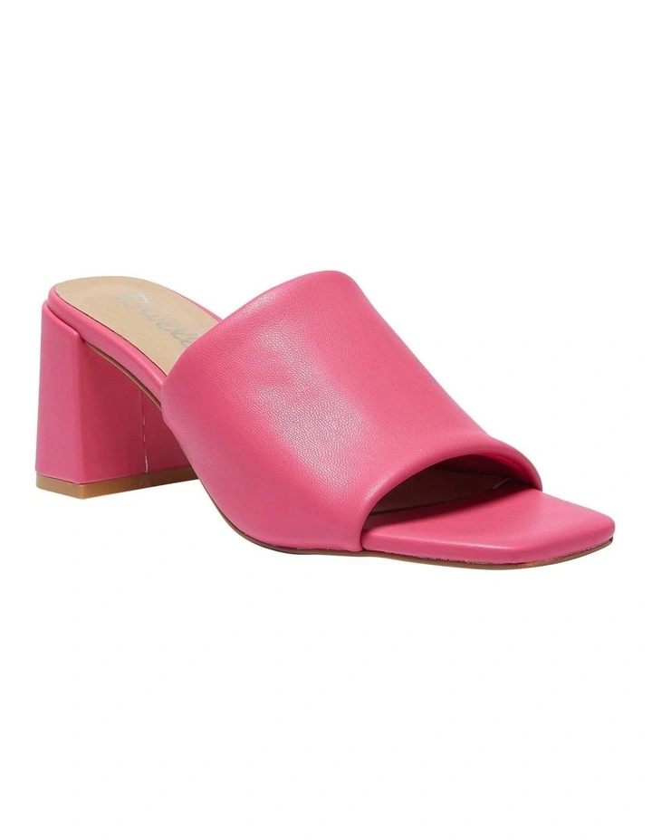 Geri Sandals in Pink Smooth