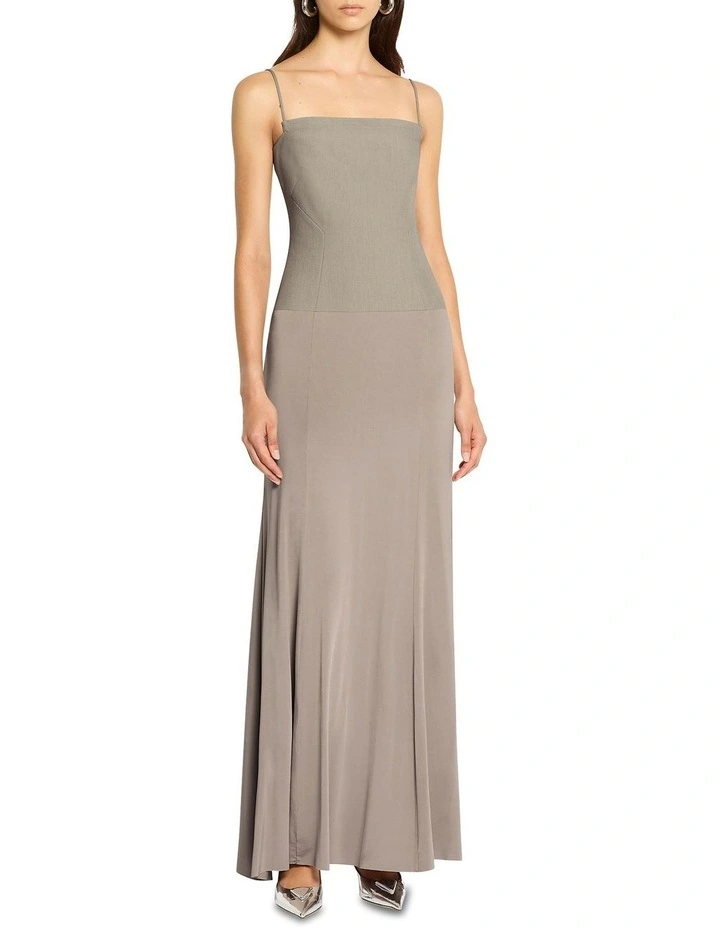 On Your Mind Maxi Dress in Soft Taupe
