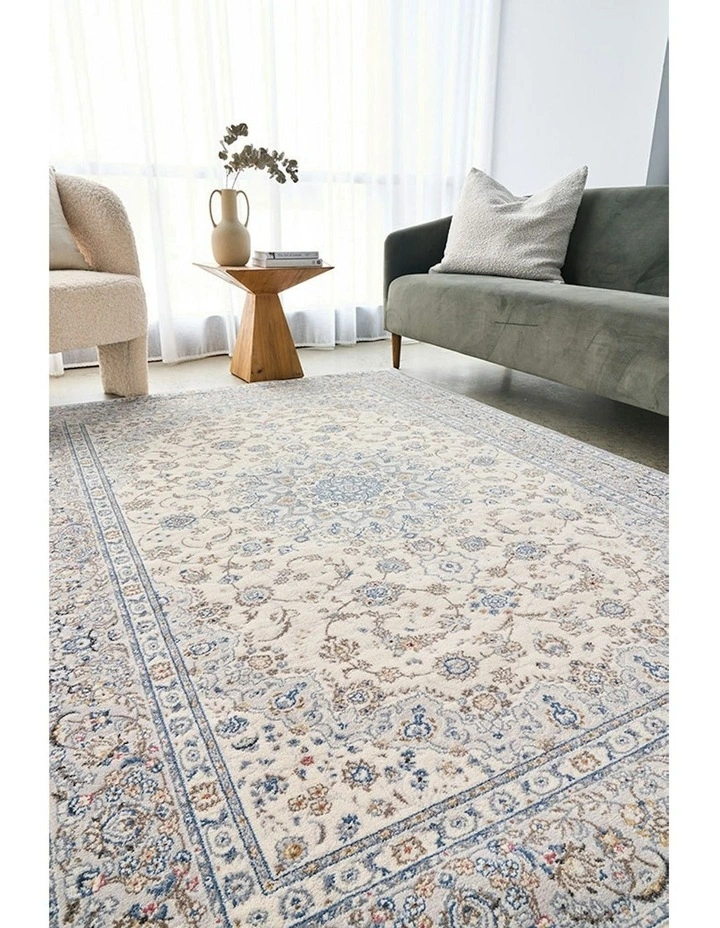 Melody Kashan Rug in Ivory