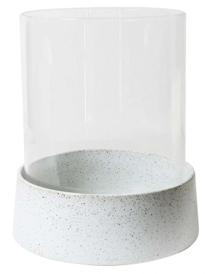 Portsea Chimney Large 30.5cm in White Speckle