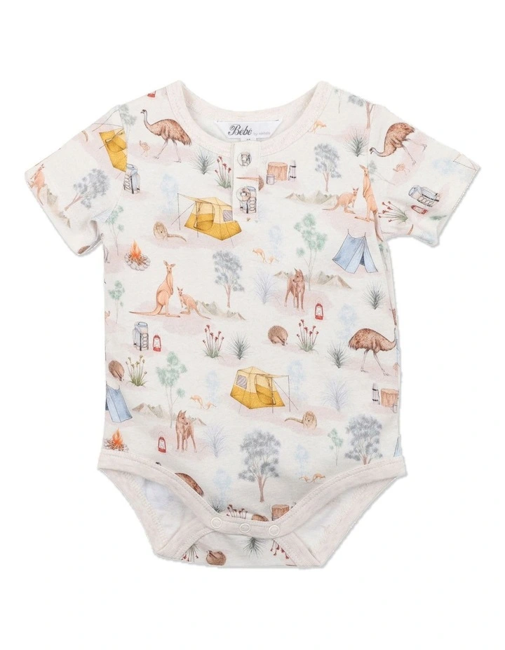 Atticus Henley Bodysuit in Atticus Print