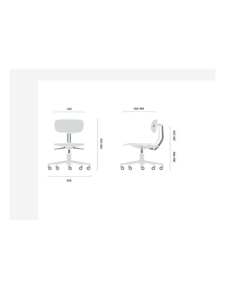 Cassia Ergonomic Study Chair in Bamboo Green