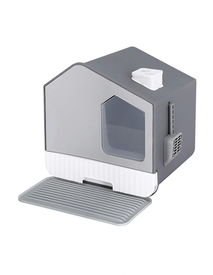 Cat Litter Box in Grey