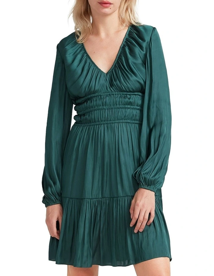 Serendipity Long Sleeve Dress in Green