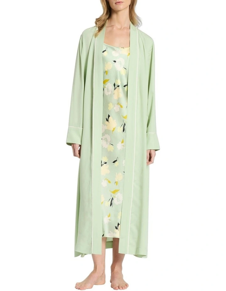 Camille Modal Sleep Robe in Seafoam