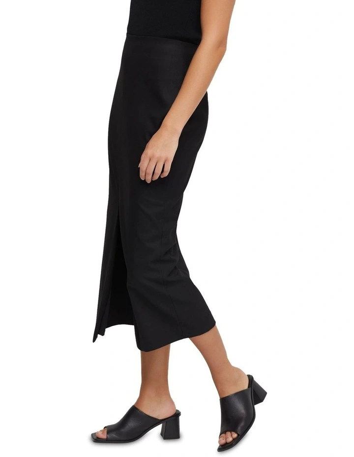 Mia Eco Pencil Skirt in Black