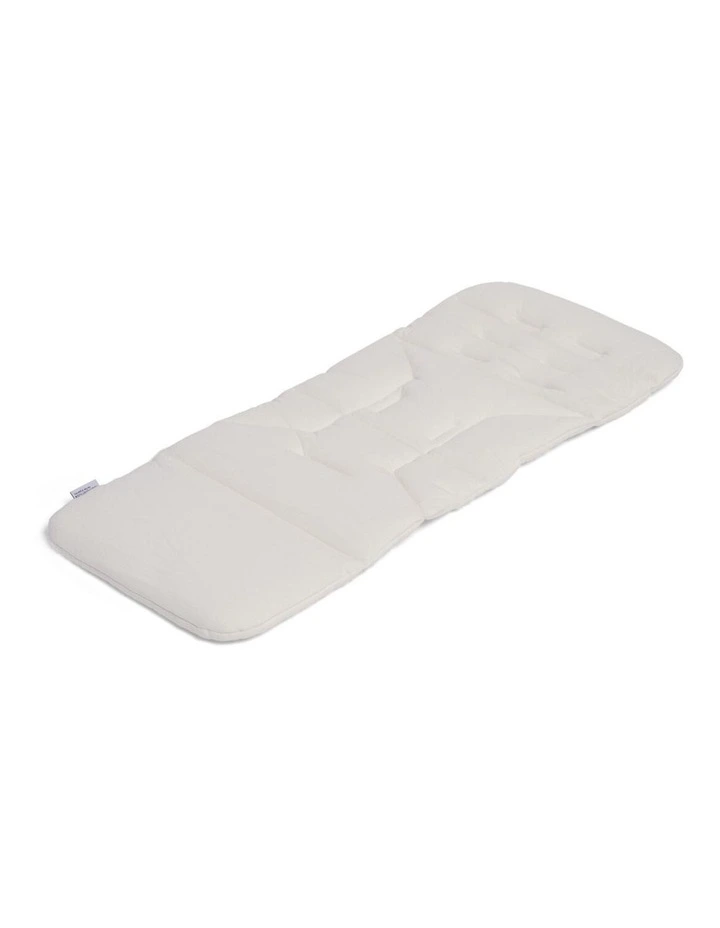 Organic Cotton Baby/Infant Seat Liner in White