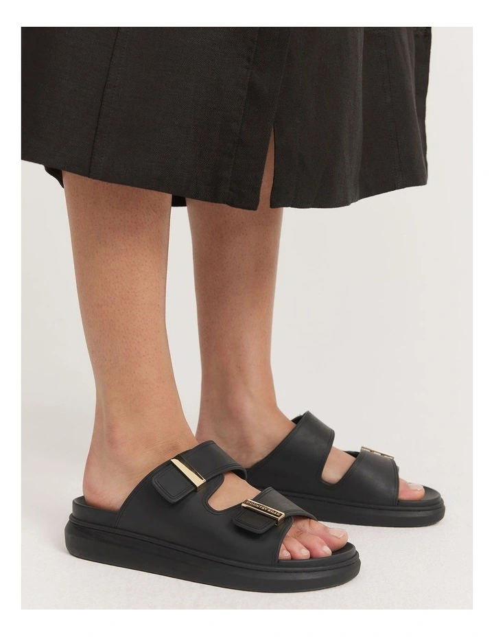 Keeper Sandal in Black