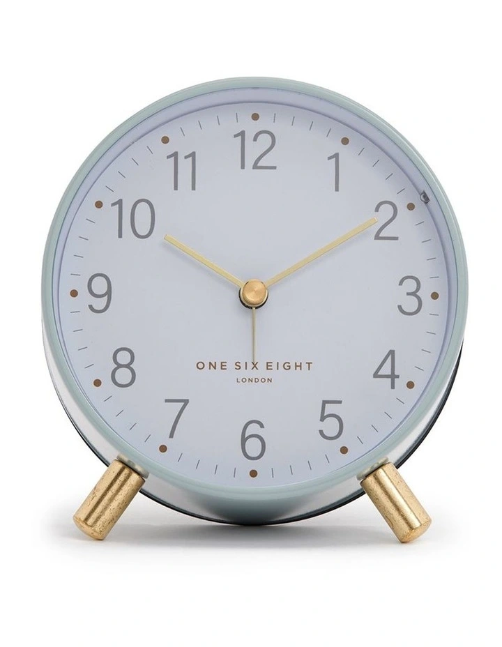 MAISIE Silent Alarm Clock in Sage Green