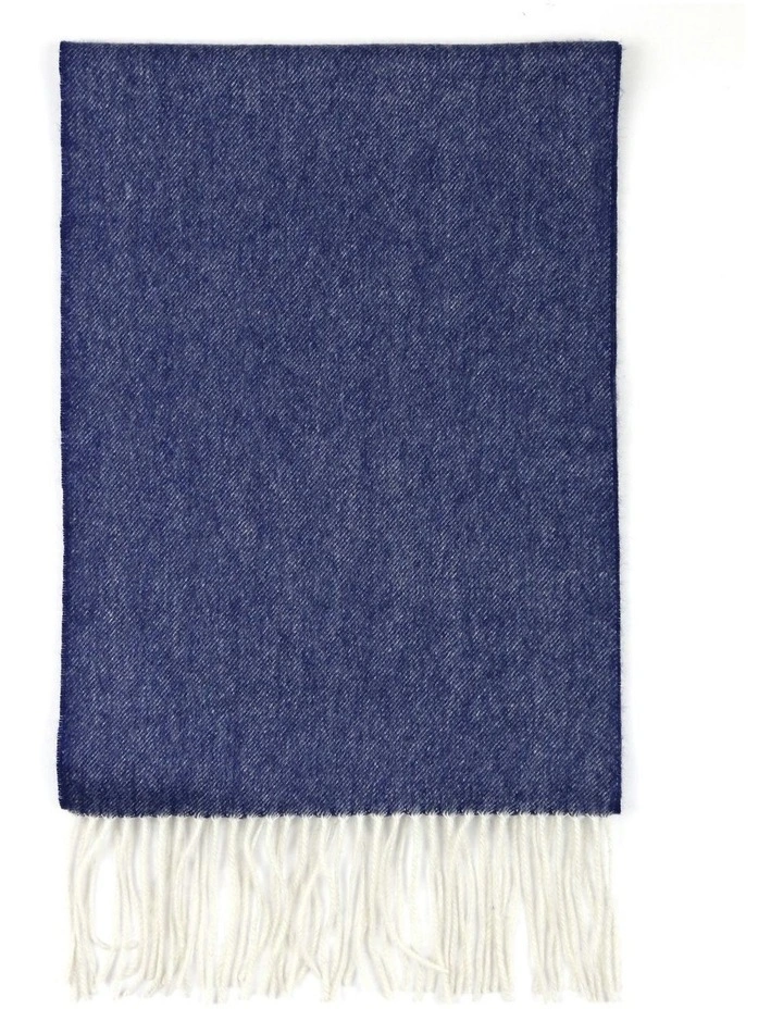 Sten Plain Scarf in Navy