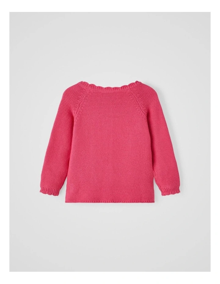 Kisille Knitted Cardigan in Pink