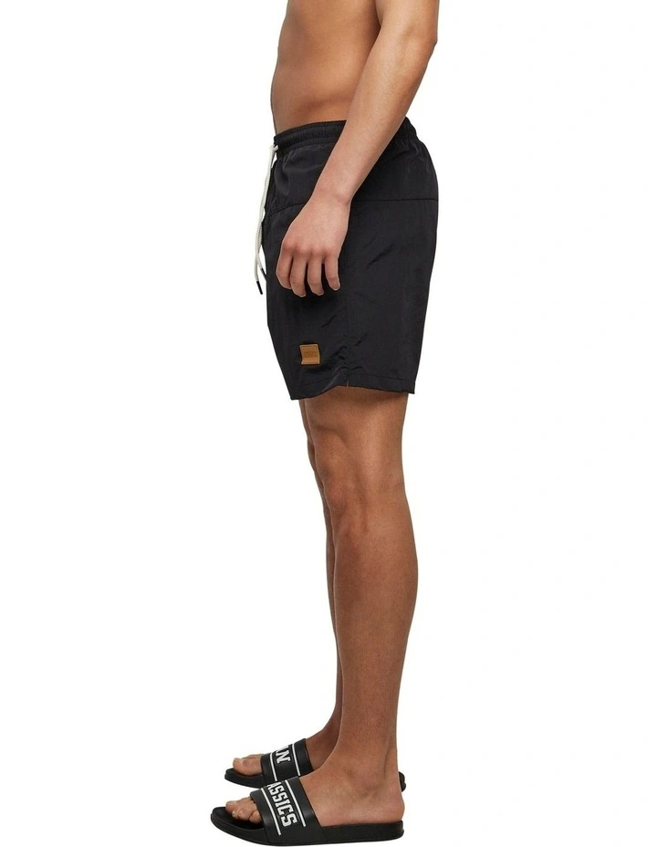Block Swim Shorts in Black