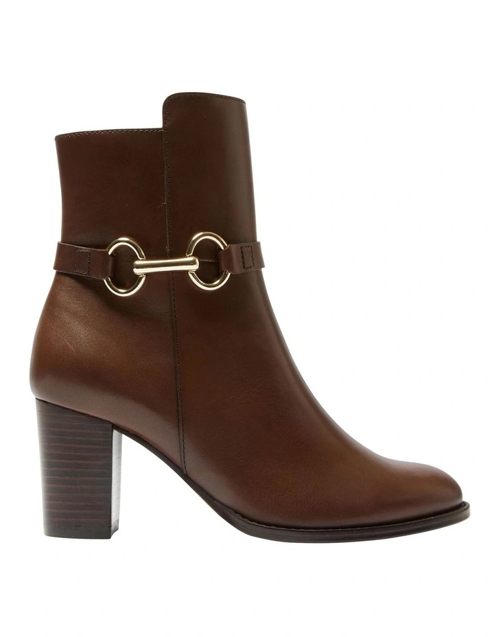 Gemini Boots in Brown Leather