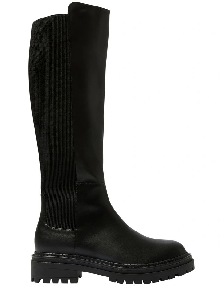 Hunter Knee Boots in Black