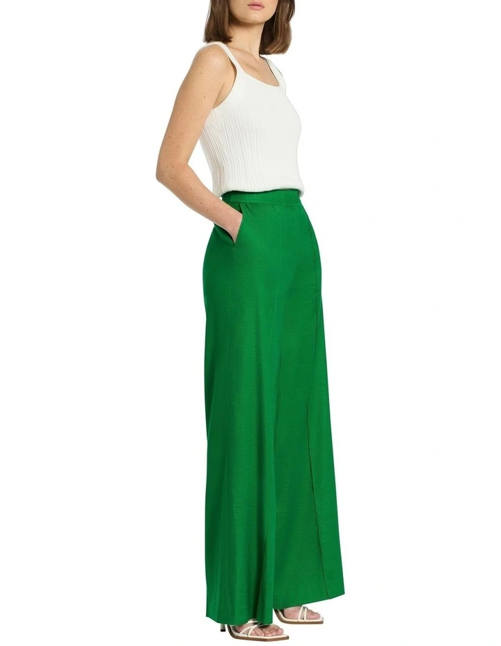 Trinder Wide Leg Pant in Emerald