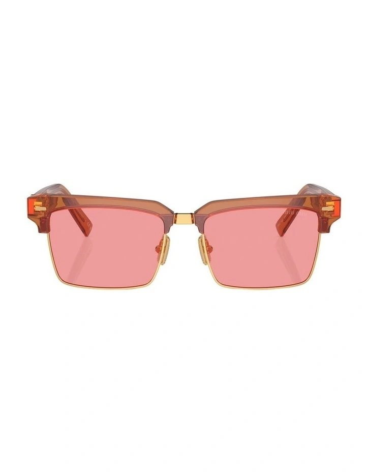 MU 10ZS Sunglasses in Brown