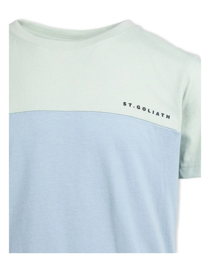 Colour Block Tee (8-16 Years) in Green