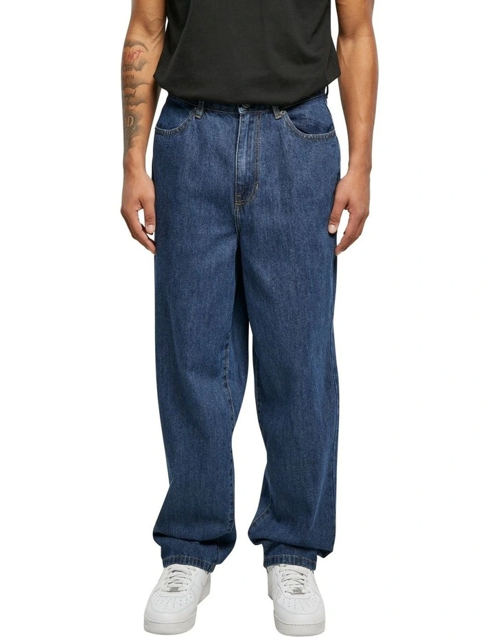 90's Denim Jeans in Mid-Indigo Washed