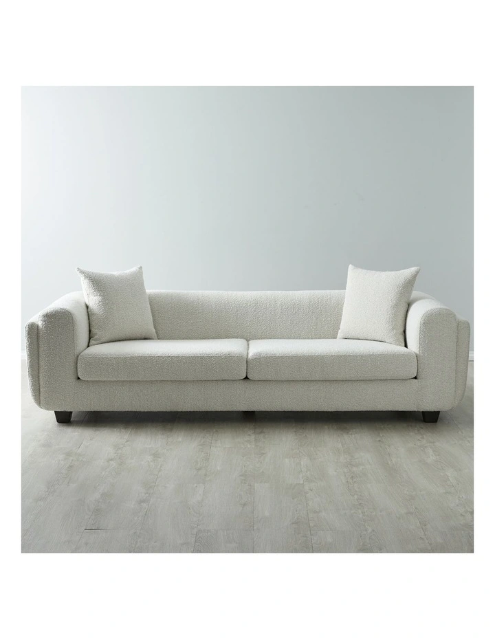 Phylis Boucle 3 Seater Sofa in Cream