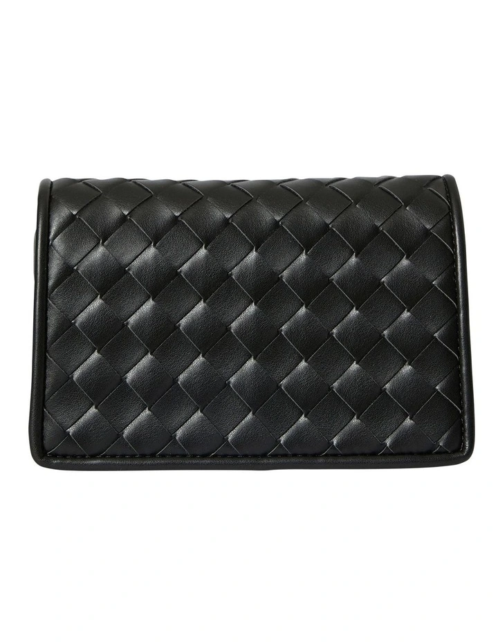 Super Bag in Black Weave