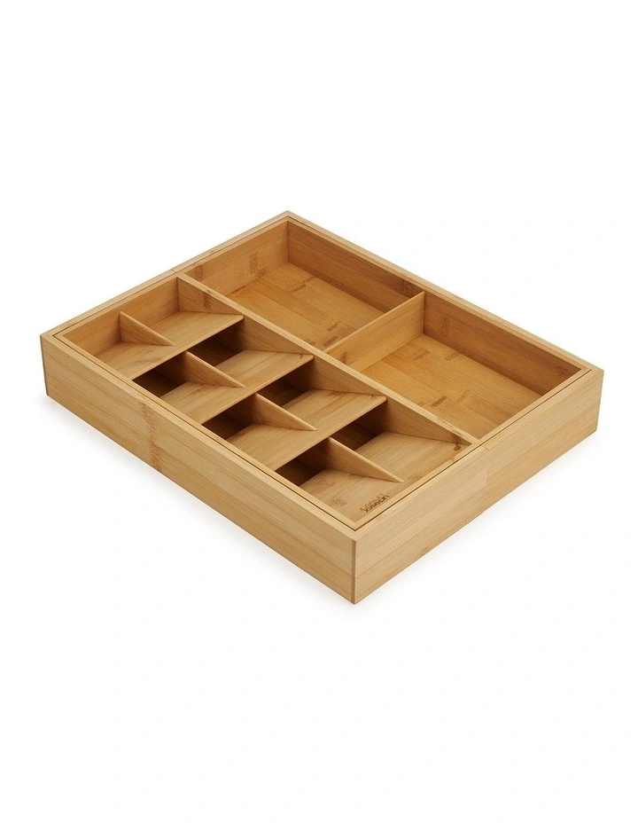 DrawerStore Expanding Cutlery Organiser in Bamboo