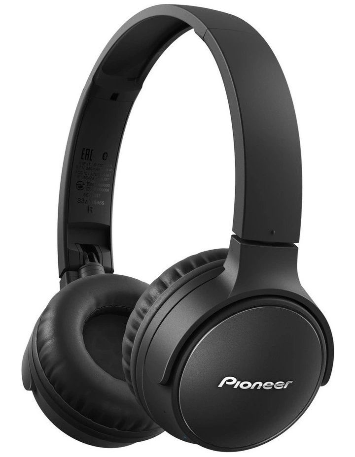 On-Ear Bluetooth Headphones with microphone in Black SES3BTB