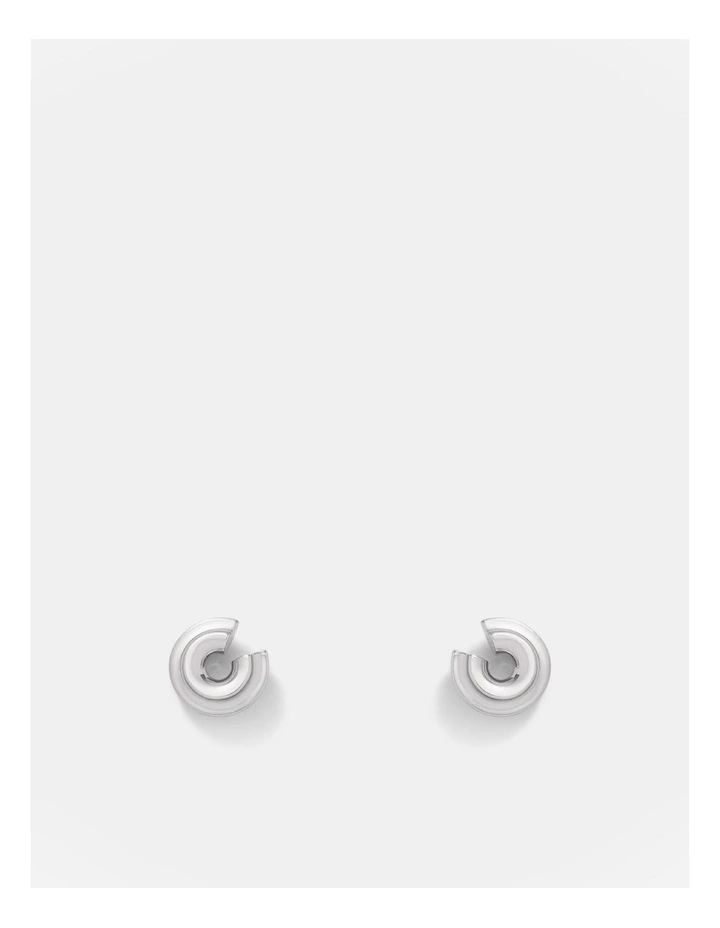 Lets Groove Stud Earrings in Silver