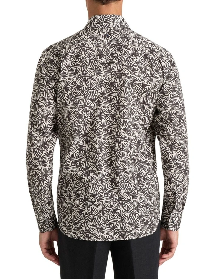 Walcher Printed Shirt in Vintage Brown White