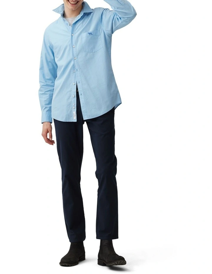 Glenbrook Long Sleeve Sports Fit Shirt in Capri
