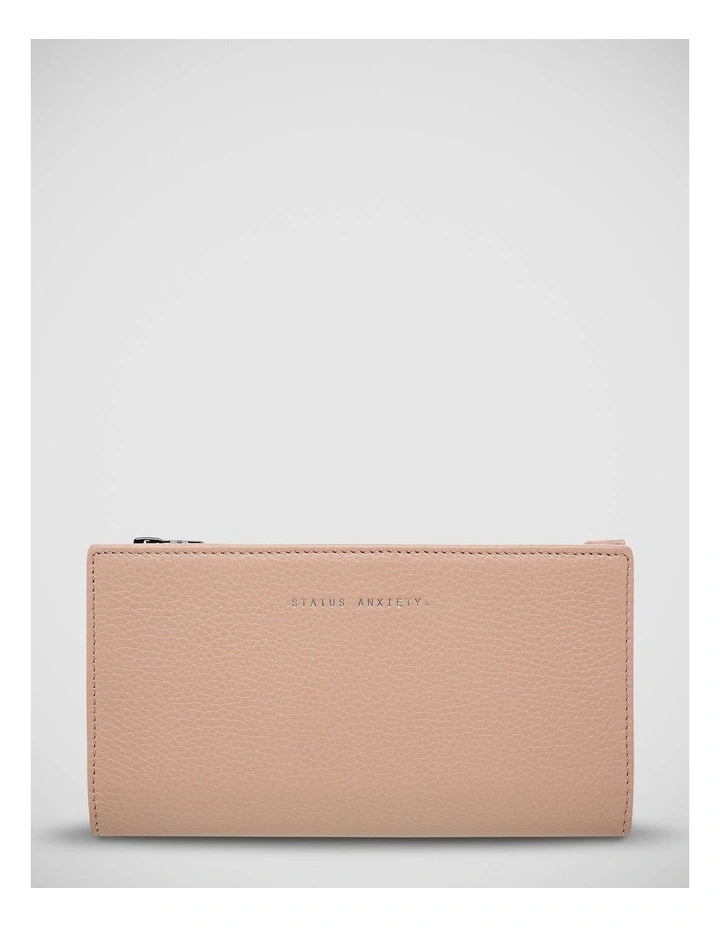 Old Flame Zip Around Wallet in Dusty Pink