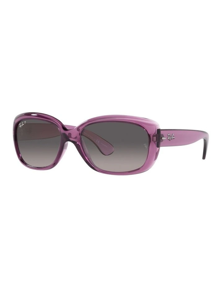 Jackie Ohh Transparent Violet Polarised Sunglasses