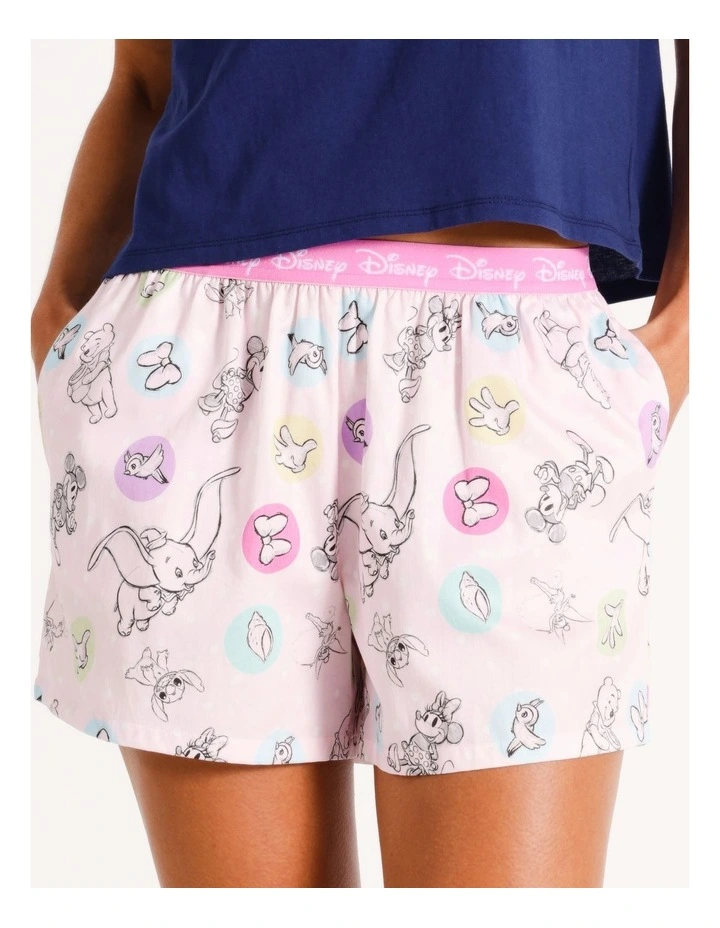Disney100 Sateen Short in Pink