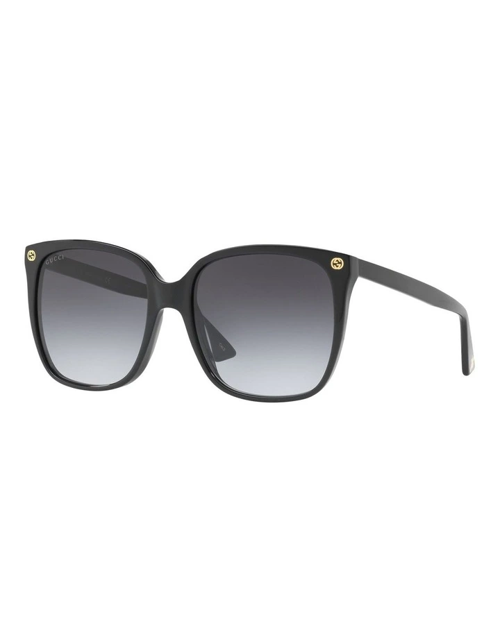 GG0022S Sunglasses in Black