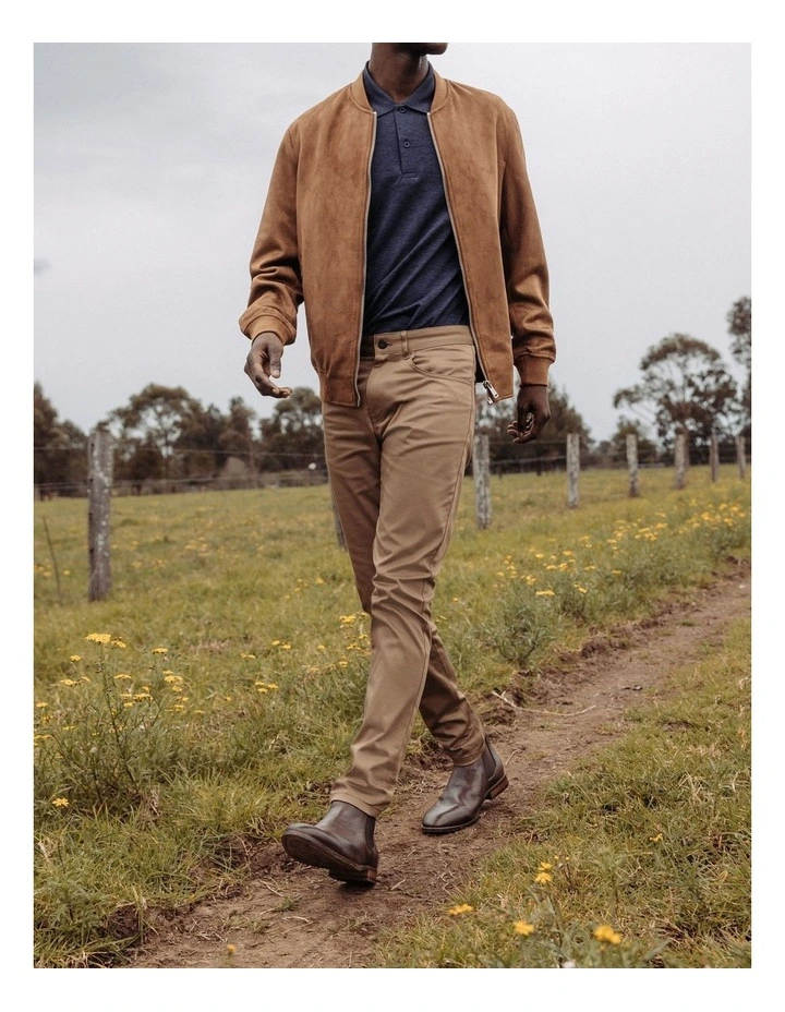Dexter Leather Chelsea Boots in Brown