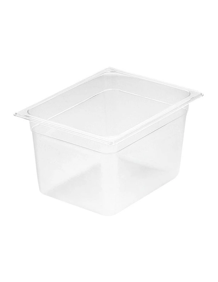 Gastronorm GN Pan 1/2 Food Tray Storage 200mm in Clear