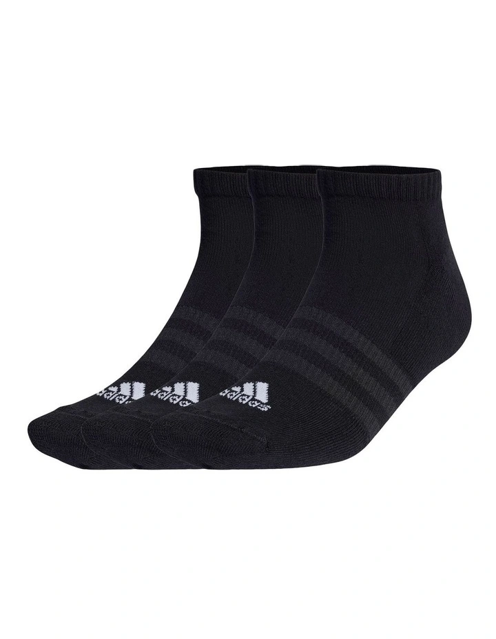 Low Cut Sock 3 Pack in Black