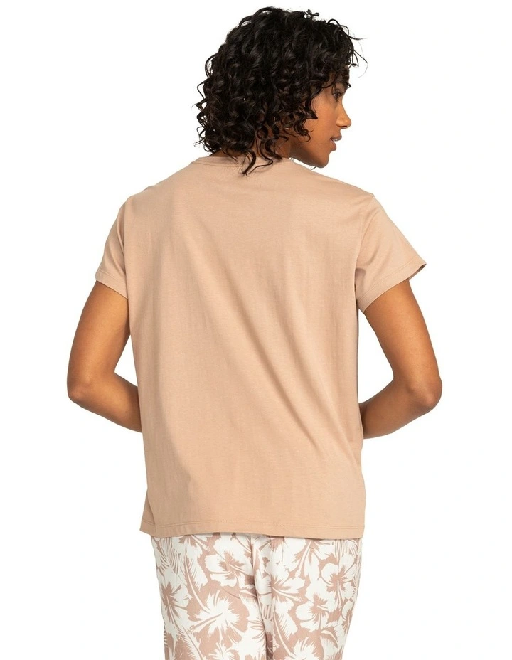 Just Do You T-shirt in Warm Taupe