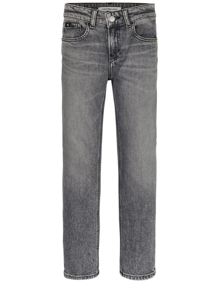 Regular Wash Jeans in Charcoal Grey
