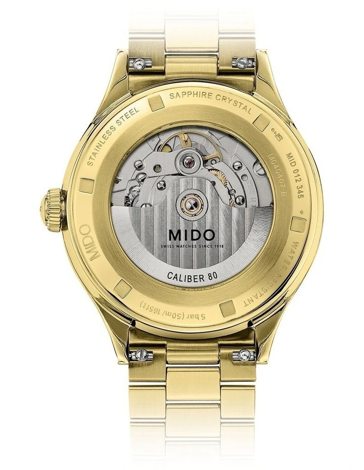 Multifort Powerwind Swiss Watch in Gold
