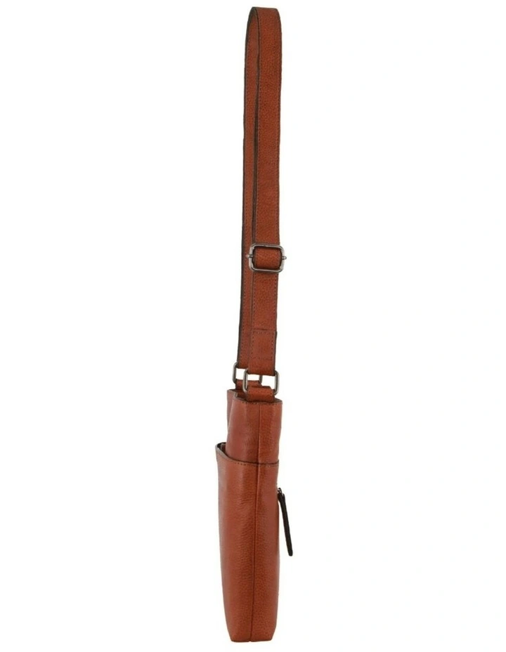 Nappa Leather Cross-Body Bag in Cognac