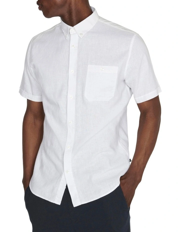Trostol Short Sleeve Shirt in White
