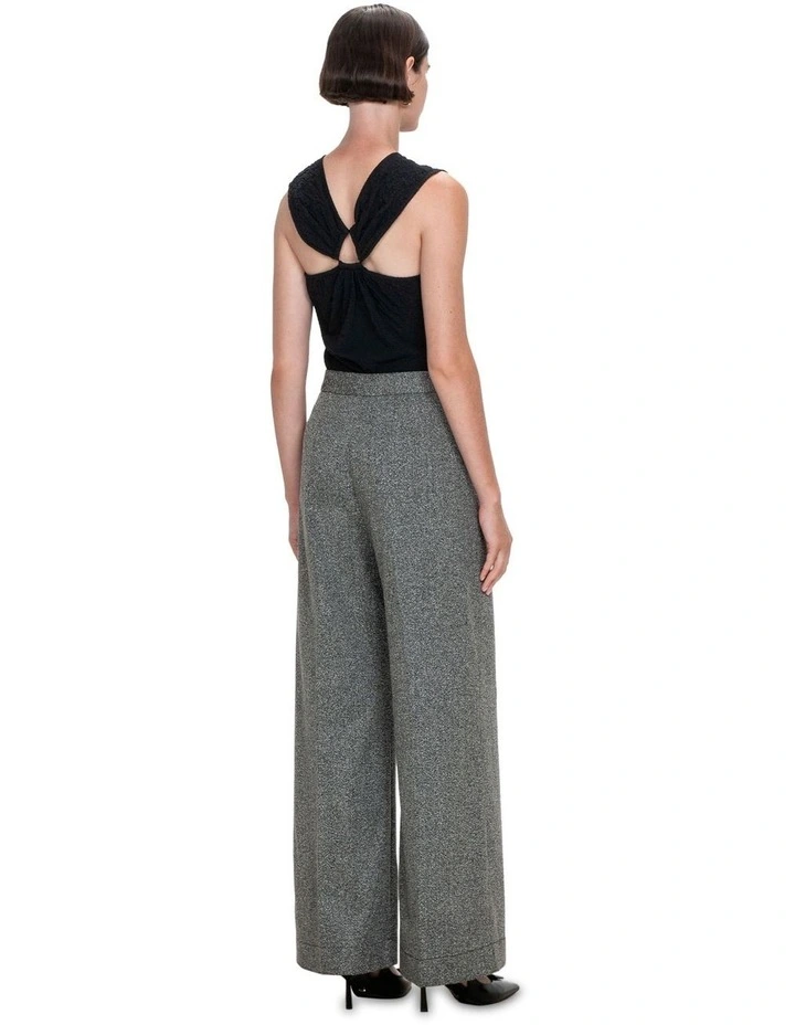 Bubble Cotton Top in Black