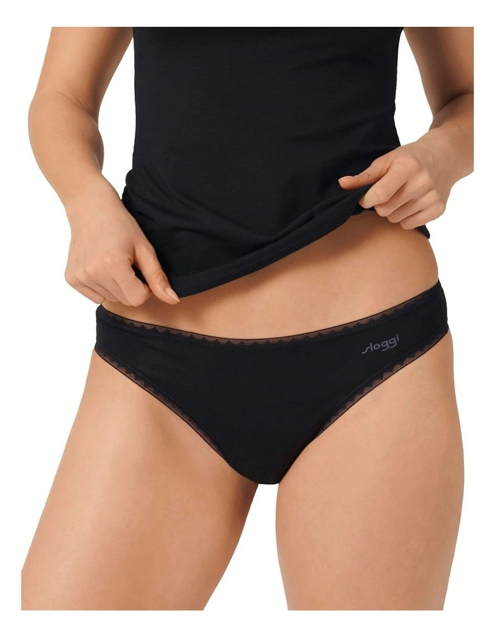 Go Brazil Brief 2 Pack in Black