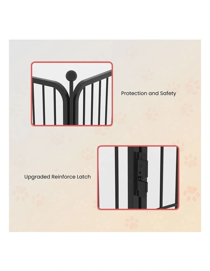 Multifunctional Pet Playpen 40 Thick Model in Black