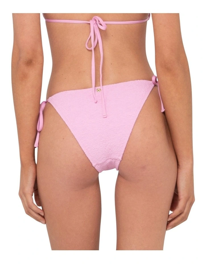 Sandalwood Midi Side Ties Bikini Pant in Pink