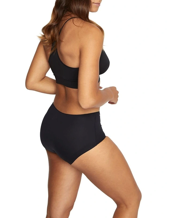 Next Generation No Panty Line Full Brief in Black