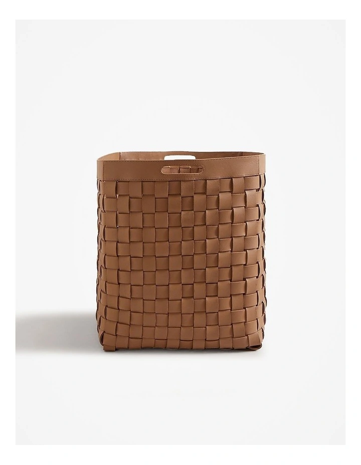 Lowa Extra Large Square Storage Basket in Biscuit